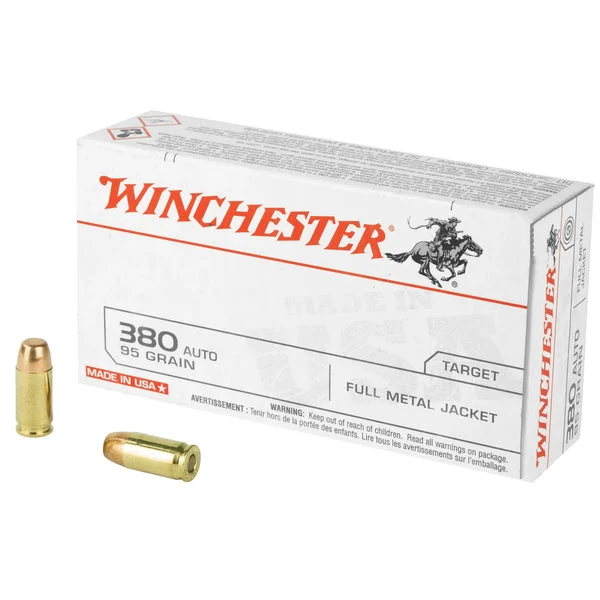 WINCHESTER USA 380ACP 95GR FMJ 50RD