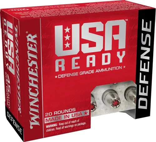 WINCHESTER USA READY 45 ACP 200GR JHP 20RD