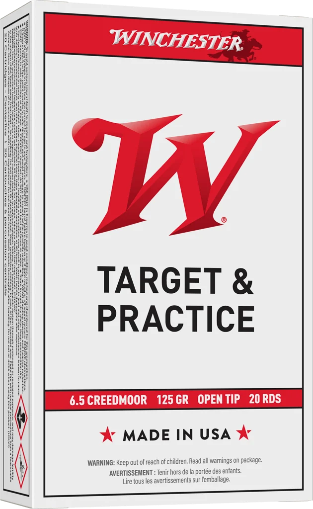 Winchester USA White Box 6.5 Creedmoor FMJ 125 gr – Range Ammo | 1000 Rounds