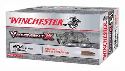 WINCHESTER VARMINT-X 204 RUGER 32GR POLYMER TIP 20RD