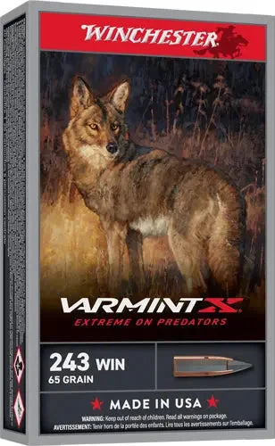 WINCHESTER VARMINT-XP 243 WIN 65GR EXTREME PT 20RD