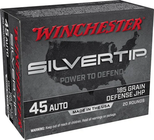 Winchester W45AST Silvertip Silvertip Jacket Hollow Point185 Grain .45 ACP/Auto