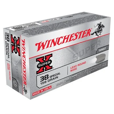 Winchester X38S1P Super X Lead Round Nose LRN 158 Grain .38 Special