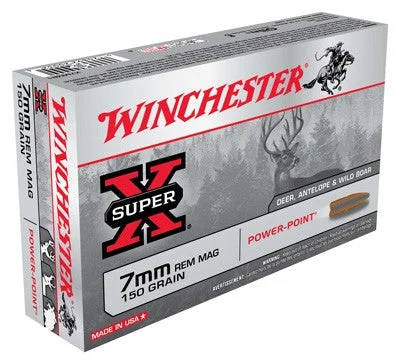 Winchester X7MMR1 Super-X Power-Point150 Grain 7mm Remington Mag