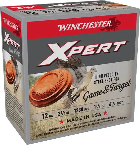 WINCHESTER XPERT STEEL 12GA 2.75" 1- 1/8OZ #6.5 25RD