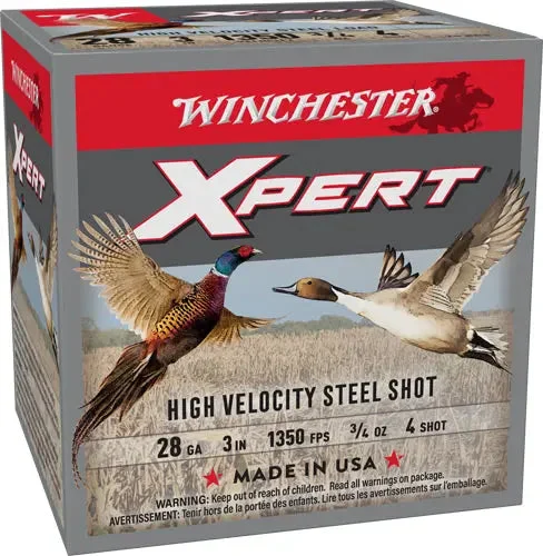 WINCHESTER XPERT STEEL 28GA 3" 3/4OZ #4 25RD