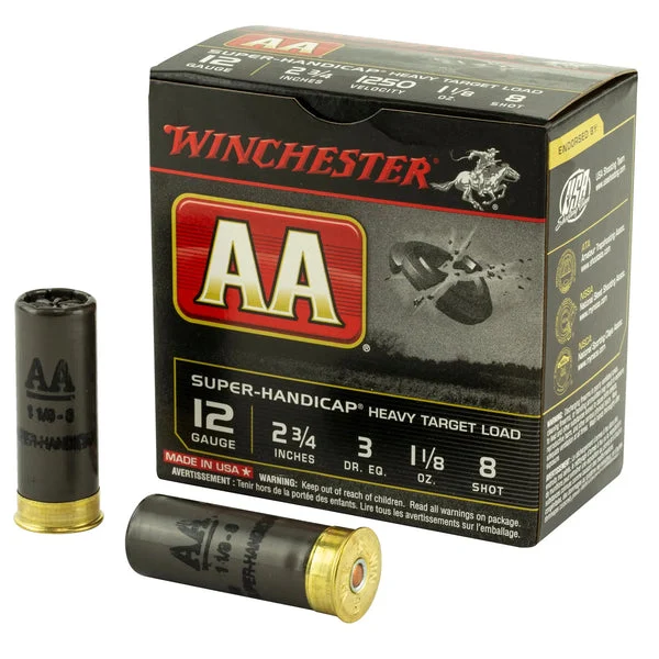 WINCHESTERAA SH 12GA 2.75" #8 25RD