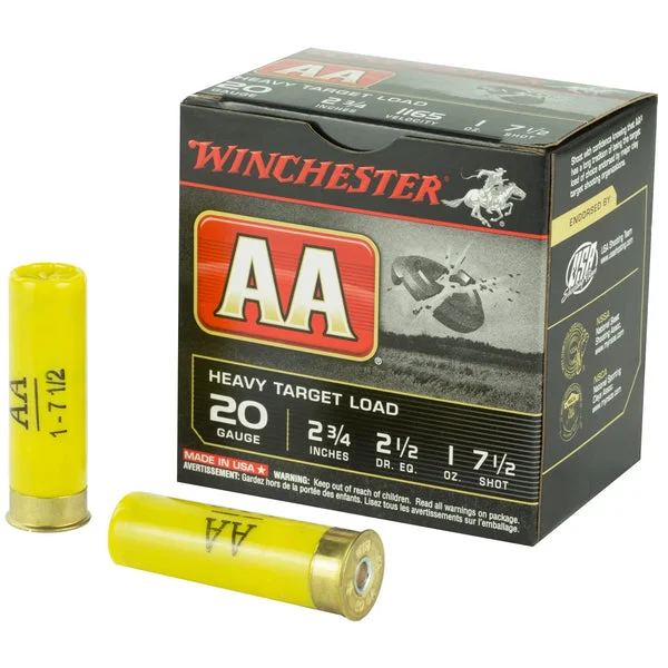 WINCHESTERAA TARGET 20GA 2.75" #7.5 25RD