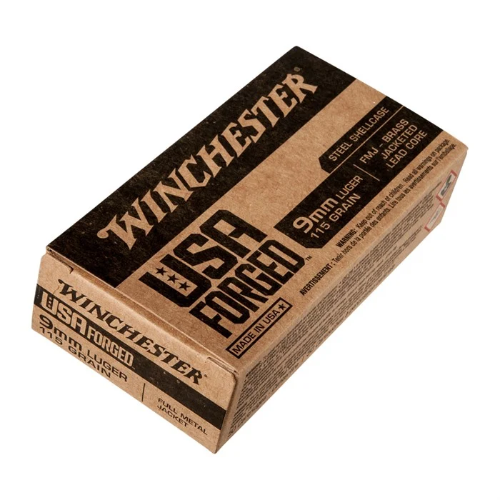 WINCHESTERUSA FORGED 9MM LUGER HANDGUN AMMO