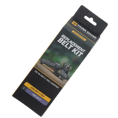 Work Sharp Knife and Tool Sharpener Fine Grit Replacement Belt Kit WSSA2705