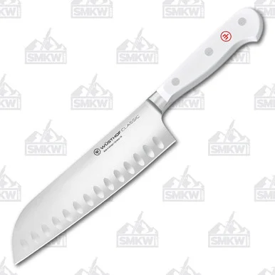 Wusthof 7" Santoku With Hollow Edge Classic White 1040231317