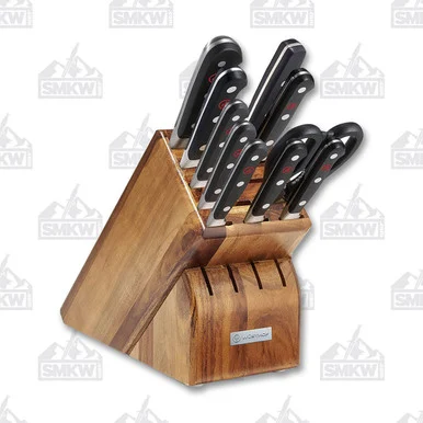 Wusthof Classic 11pc Acacia Knife Block Set 1090171101