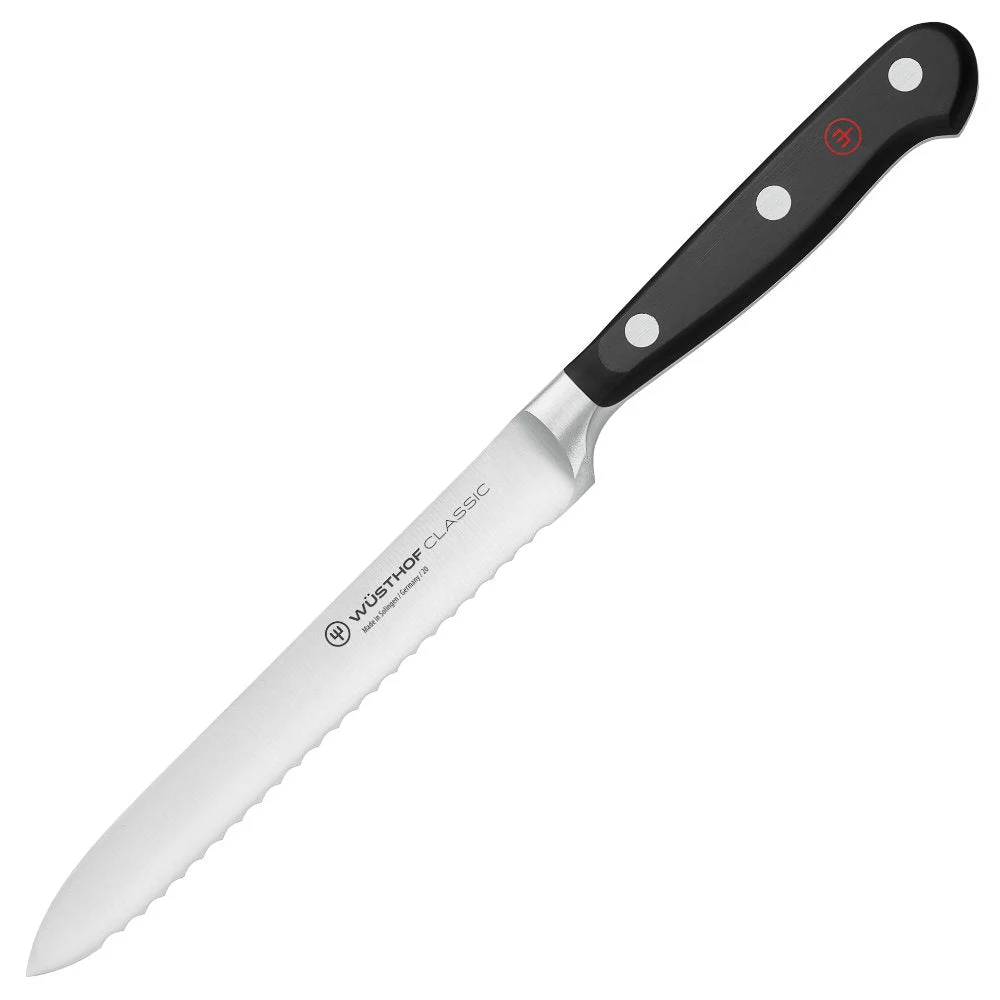 Wusthof Classic 5″ Serrated Utility Knife
