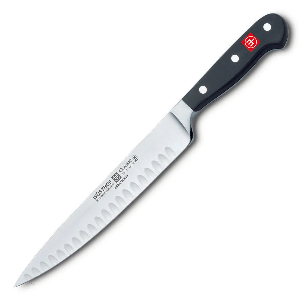 Wusthof Classic 8″ Hollow Edge Carving Knife