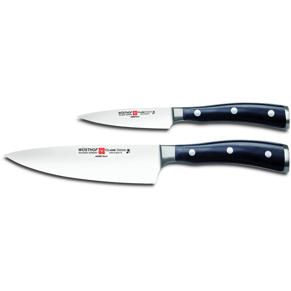 Wusthof Classic Ikon 2-Piece 6″ Cook’s Knife Prep Set
