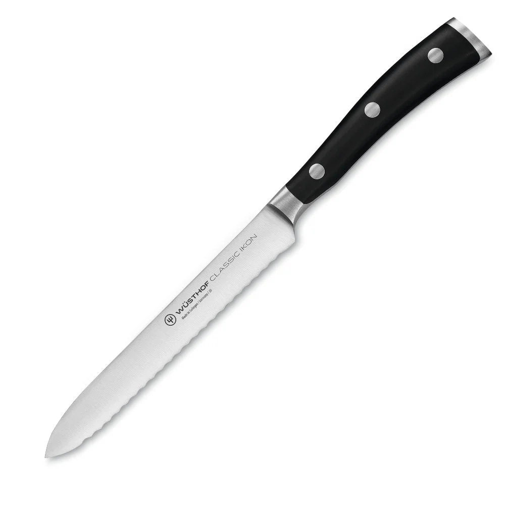 Wusthof Classic Ikon 5″ Serrated Utility Knife