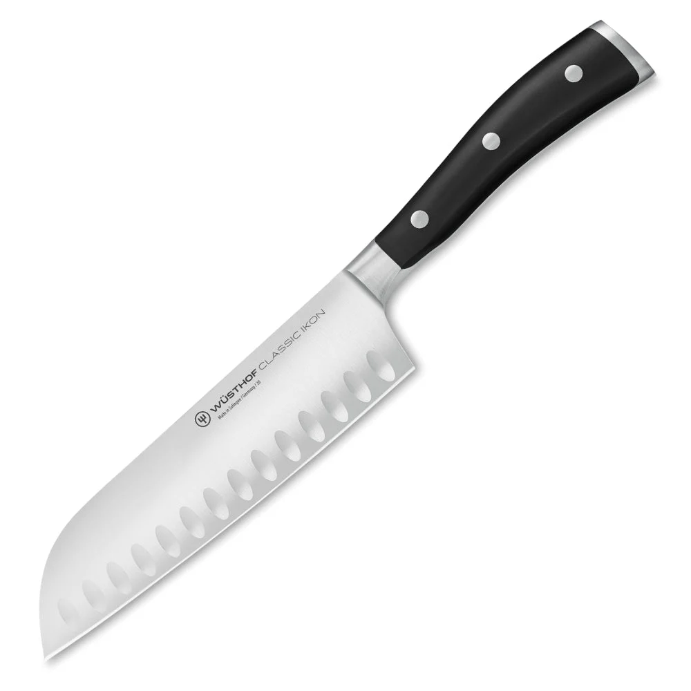 Wusthof Classic Ikon 7″ Hollow Edge Santoku Knife