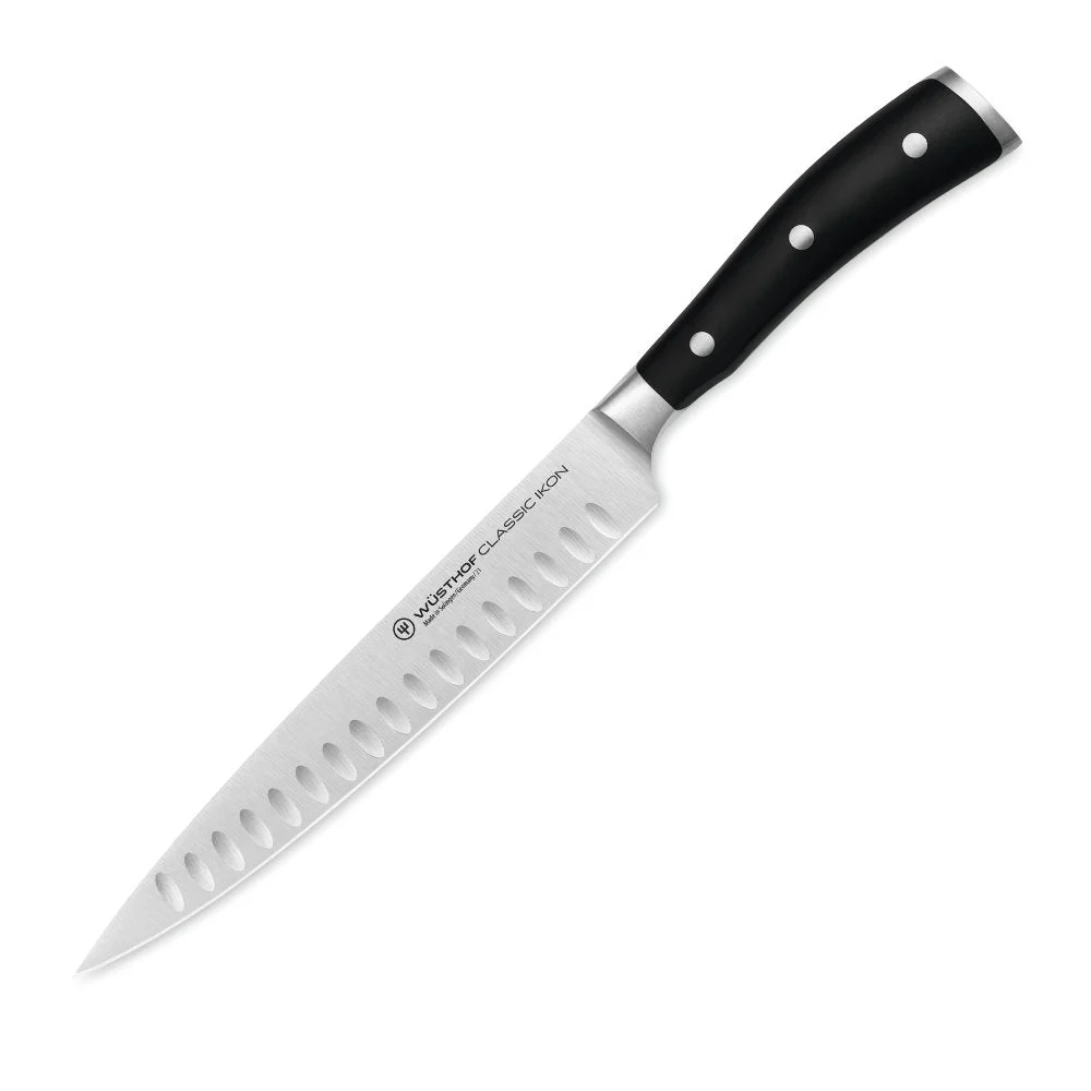 Wusthof Classic Ikon 8″ Hollow Edge Carving Knife