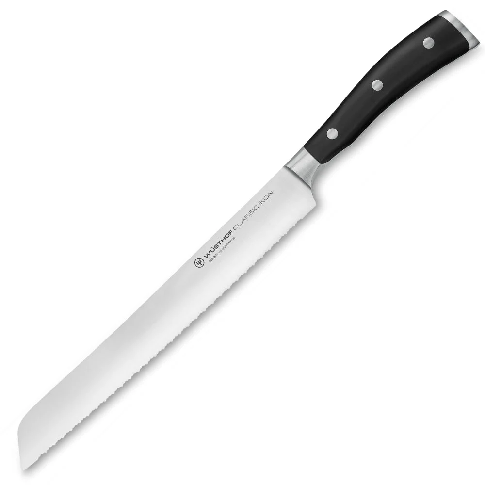 Wusthof Classic Ikon 9″ Double Serrated Bread Knife