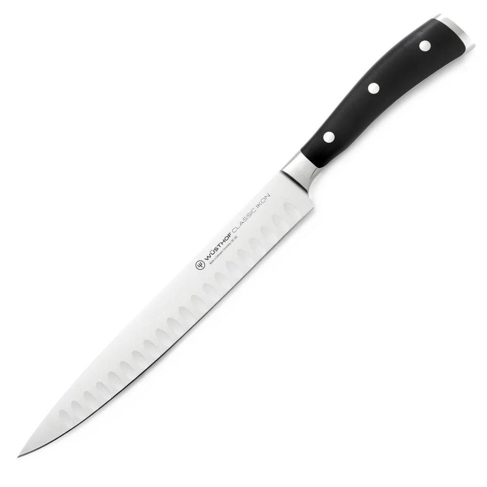 Wusthof Classic Ikon 9″ Hollow Edge Carving Knife