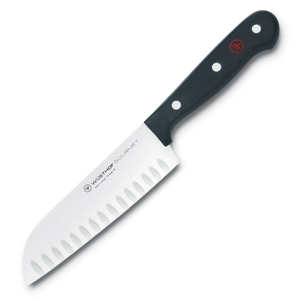 Wusthof Gourmet 5″ Hollow Edge Santoku Knife