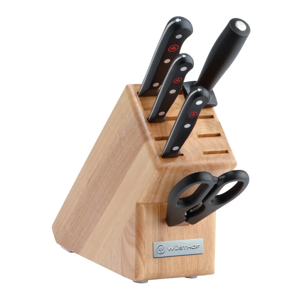 Wusthof Gourmet 6-Piece Acacia Knife Block Set