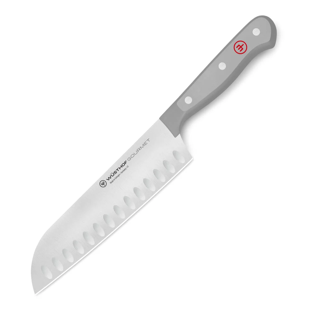 Wusthof Gourmet Grey 7″ Hollow Edge Santoku Knife