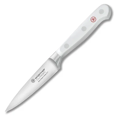 Wusthof Kitchen Paring Knife Classic White 3.5in Plain Edge 1040200409