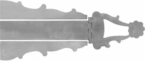 York County Patchbox Kit, steel, 7-3/4" overall length