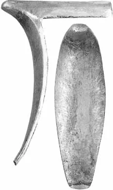 York County Style Buttplate, sand cast nickel silverOverall length 4-5/8", width 1-1/2", comb 3-1/16"