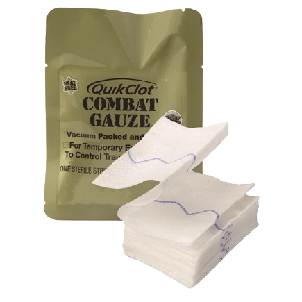 Z-Medica Quik Clot Combat Gauze, Z fold, 3″ x 4yards