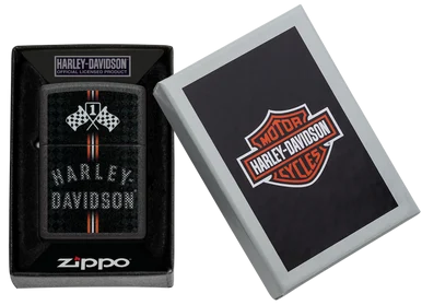 Zippo Harley-Davidson Checkered Flag Lighter ZP48558