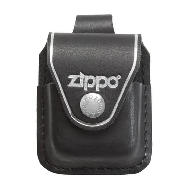 Zippo Leather Lighter Sheath Black Clip ZPLPLBK