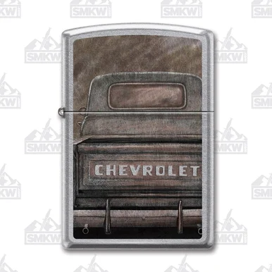 Zippo Street Chrome Old Chevy Truck Tailgate Lighter ZP407773