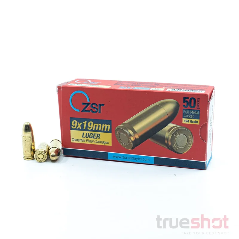 ZSR Ammunition – 9mm – 124 Grain – FMJ