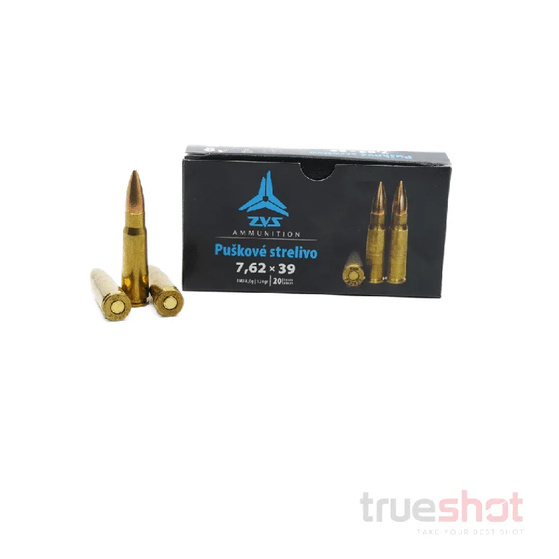 ZVS 7.62x39mm 124 Grain FMJ: High-Quality, Reliable Ammunition for Superior Performance