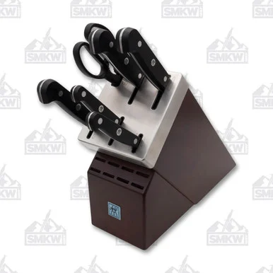 Zwilling J.A. Henckels Gourmet 7-Piece Self-Sharpening Knife Block Set 1018782