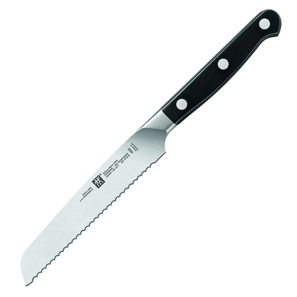 Zwilling Pro 5″ Serrated Utility Knife