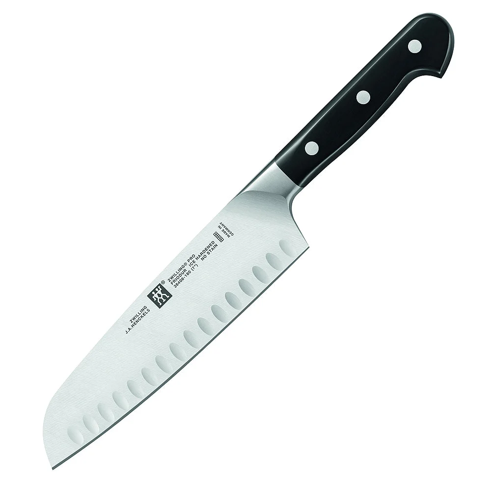 Zwilling Pro 7″ Santoku Hollow Edge Knife