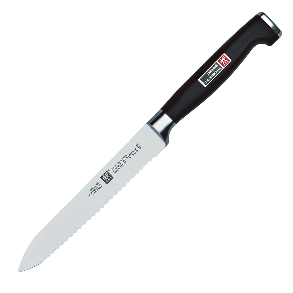 Zwilling TWIN Four Star II 5″ Serrated Utility Knife