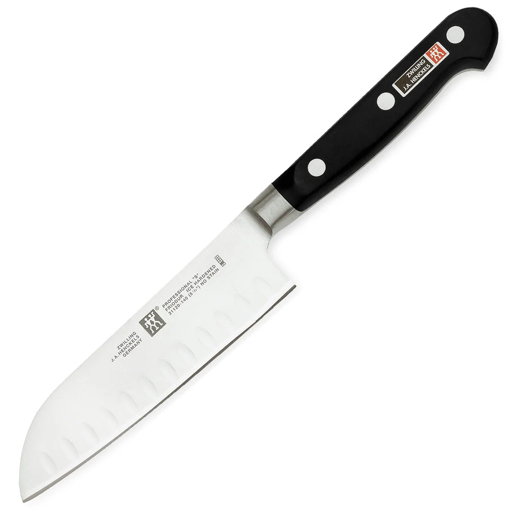 Zwilling TWIN Professional “S” 5″ Santoku Hollow Edge Knife
